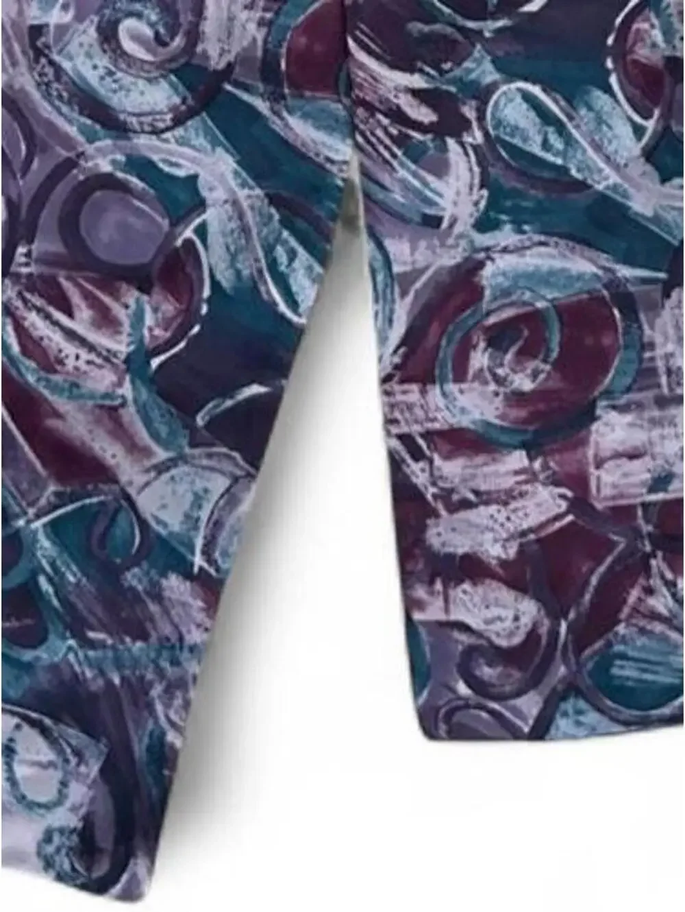 Women's Multi and Purple Scarf-wrap